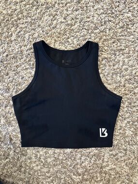 Buffbunny Aurora Crop Tank Top - Onyx Black